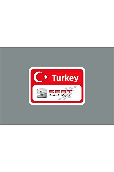 Gümüş Elektrik ملصق سيارة ملصق مقعد رياضي Türkiye ملصق ملصق 15x10 سم