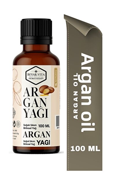BEYARVİTA زيت أرغان 100 مل - معصور على البارد - نقي وغير مضاف، طبيعي 100% - ز...