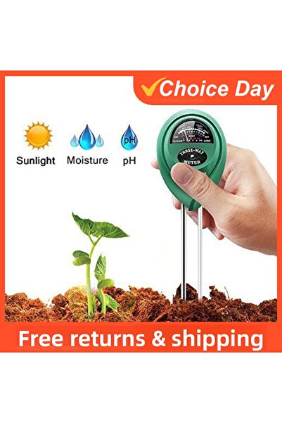 Choice جهاز قياس درجة الحموضة للتربة 3 في 1، جهاز اختبار درجة الحموضة لأشعة ا...