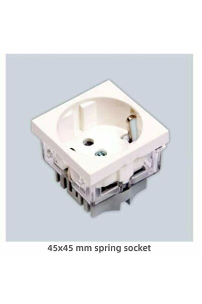 NE-AD مقبس شبكي ماركة 45x45 ملم (45°)
