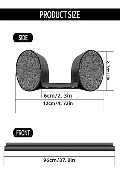 UYDEE Double Sided under Door Anti-Wind and Heat Insulation Sponge - 3 Pieces