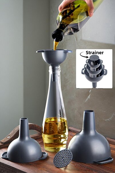 Espas Home Smoked Funnel Set - 4 Pieces