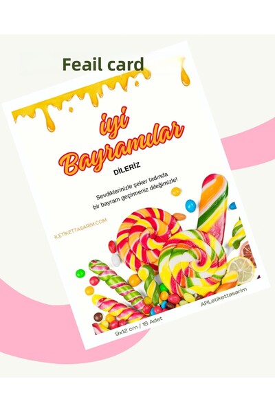 arl etiket tasarım dijital baskı merkezi 9x12 cm Dimensiune 18 Carduri de sărbători