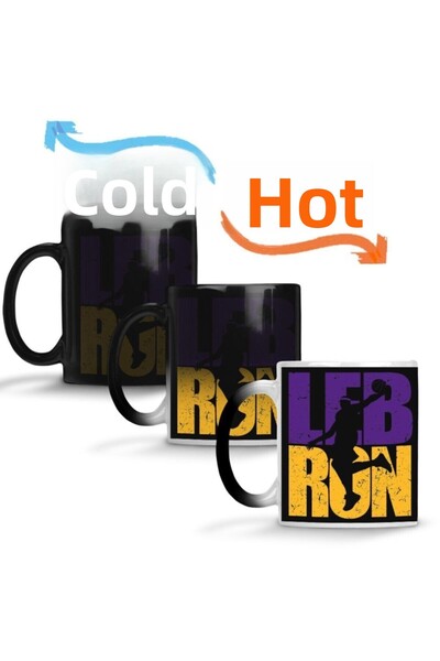 Baskı Dükkanı كوب ليبرون جيمس ليكرز كولورز ماجيك كوب بورسلين