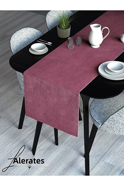 Lalezar Efect de catifea Dusty Rose Color Aura Series Runner 40 X 140