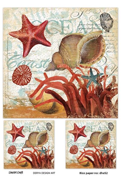 LİNEART Brass Decopage Paper No:Dhe52- 29X42Cm