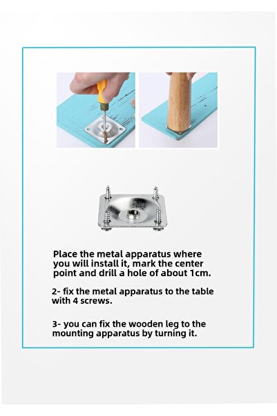 turanahşap Picior conic din lemn - Picior de bază, Picior de scaun, Picior de mobilier / Lungime: 18 Cm