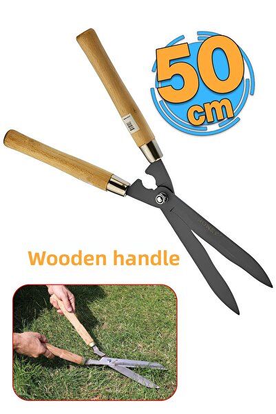 Badem10 50cm Sharp Metal Blade: Crooked Grass Pruning Shears