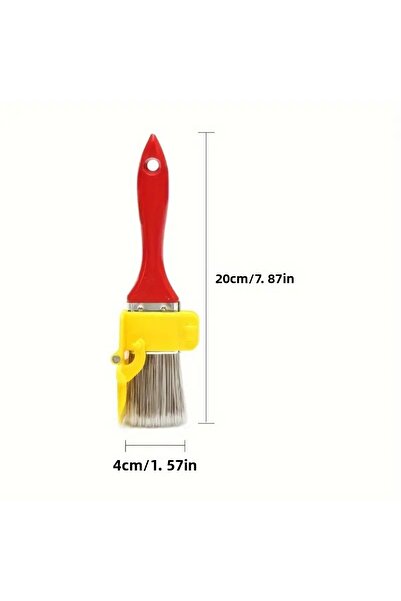Choice فرشاة طلاء الجدران الداخلية باللون الأحمر وفرشاة طلاء حواف الزوايا الداكنة وطلاء الجدران وحافات الزوايا الداخلية