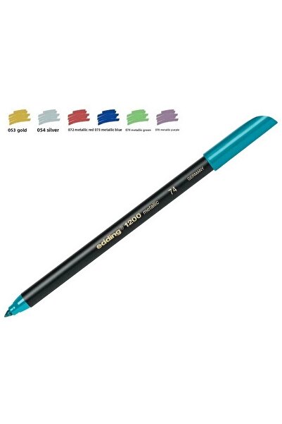 Edding قلم رسم 1200 أخضر معدني