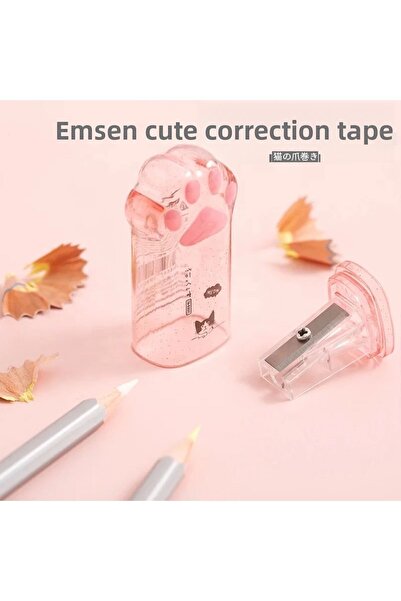 Meyra Accessories 1 قطعة لطيف القط باو قلم رصاص فتاحة مبراة