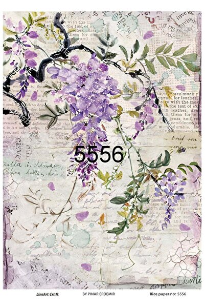 LİNEART ورق ديكوباج نحاسي Lineart 29X42 رقم: L5556