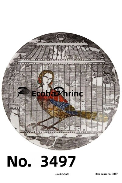 LİNEART ورق ديكوباج نحاسي Lineart رقم: L3497- 29x42 سم