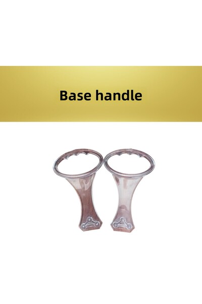 ÇEÇEN METAL Λαβή βάσης Διαφανής (Εύκαμπτο Πλαστικό) 2 ΤΕΜ