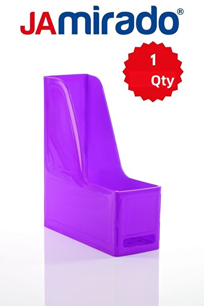 Jamirado MG 101 A4 المفكك من البلاستيك العمودي لعلبة المجلدات، صندوق تخزين منظم للتخزين