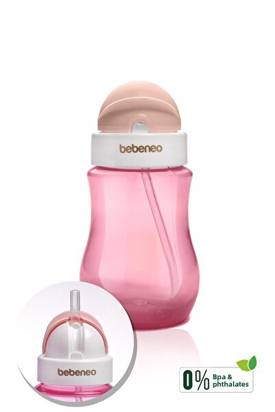 BEBENEO 250 ml Baby Drinker with Straw - Practical Lid, Bpa Free