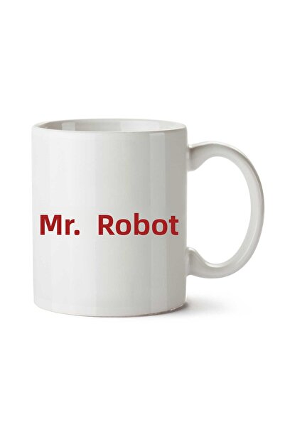 ART HEDİYE كوب مطبوع عليه شعار Mr Robot على الجانبين