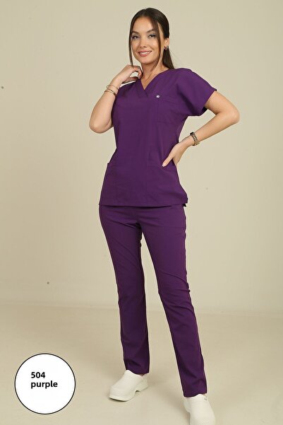 demirbaş بدلة نسائية من القماش LINDA بأكمام طويلة من الليكرا