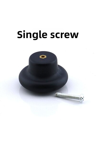 Badem10 Bohemian Black Mushroom Handle Button 10Pcs Drawer Kitchen Furniture Cabinet Wardrobe Handle Handle Plastic Handle