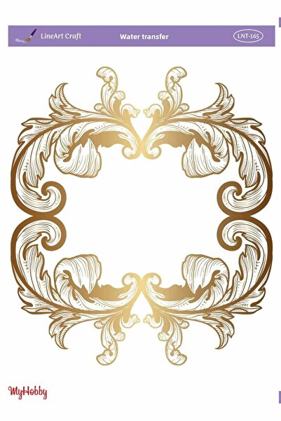 LİNEART Lineart نقل مائي ذهبي أصفر LNT165 25x35 سم