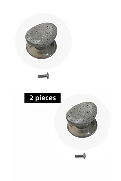 Doğuş Pazar قطعتان من أغطية الأواني الزجاجية الفاخرة باللون الرمادي - الجزء العلوي من Bagalit مناسب لأغطية المقالي