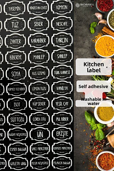 Rossel Premium Luxury Smoked 12-Piece Food Storage Container with Label Gift