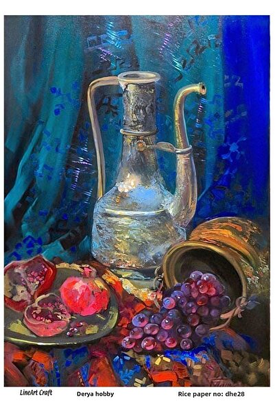 LİNEART DHE28- ورق ديكوباج نحاسي - 29x42 سم