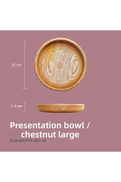 KAF Ahşap Chestnut Large Presentation Veneer
