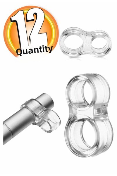 ALAY Ticaret Πώμα πόρτας σιλικόνης 12 τεμαχίων Συσκευή προστασίας τοίχου Αντι...