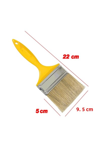 Badem10 Trimming Painting Brush - No. 4 Ceiling and Interior Exterior Bristle Brush