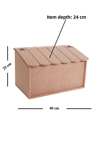 st koleksiyon hobi antika Wooden MDF Paintable Bread Cabinet - Multi-Purpose Cabinet