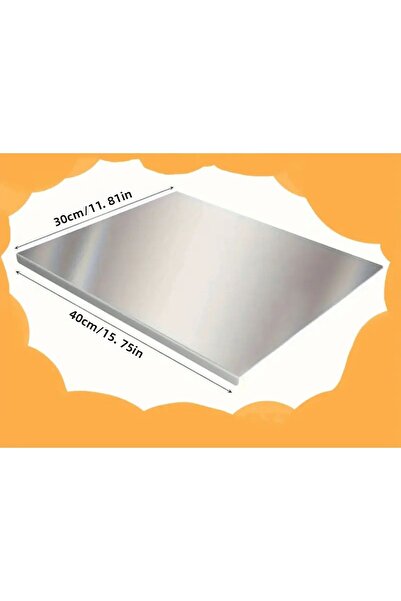 Stainless Art Stainless Steel Single Side Twisted Metal Countertop Protector ...