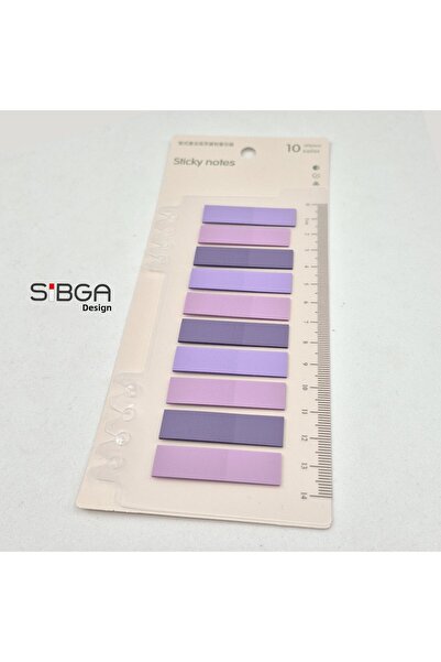 sibga tasarım Transparent Bookmark, Sticker Note Paper 200 Sheets