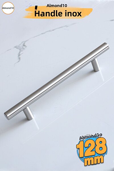 Badem10 Rozmarin (PREMIUM) 128 mm (12,8 cm) Mobilier inox Sertar de bucătărie Dulap dulap Mâner Mâner