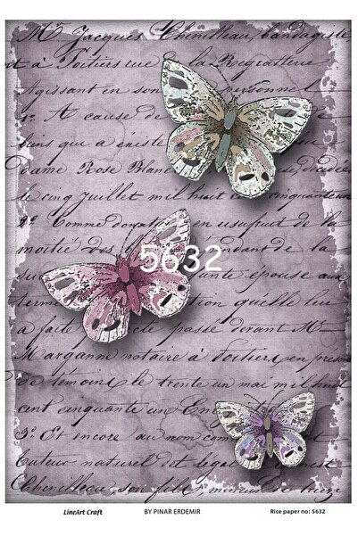 LİNEART ورق ديكوباج نحاسي Lineart 29X42 رقم: L5632