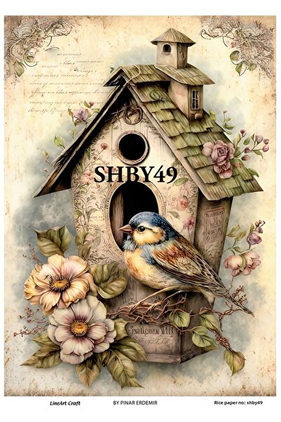 LİNEART ورق ديكوباج نحاسي - موديل SHBY49، 29x42 سم