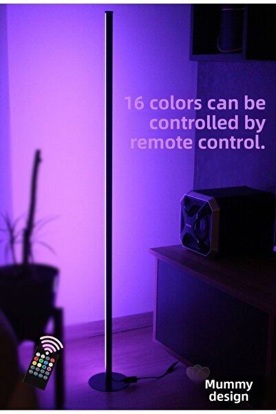 ÖZER LİGHT وحدة إنارة LED للزاوية المزخرفة RGB 16 لونًا