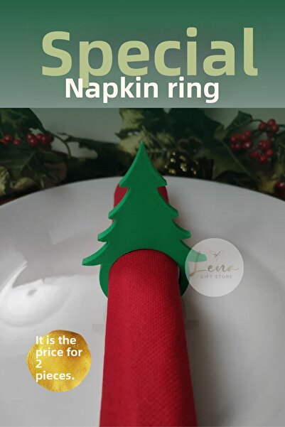 Lena Gift Store Set of 2 Decorative New Year's Themed Tableware Presentation ...