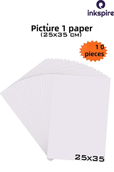 inkspire Art Paper 25X35 cm 110 Gr 10 Pieces Drawing Paper 1 Pack 10 Pieces 2...