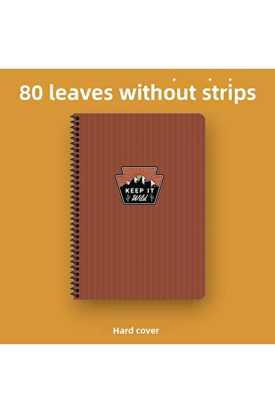 KESKİN COLOR 17x24 см без линии, 80 листа, твърда корица, телбод, 70 г, слонова кост