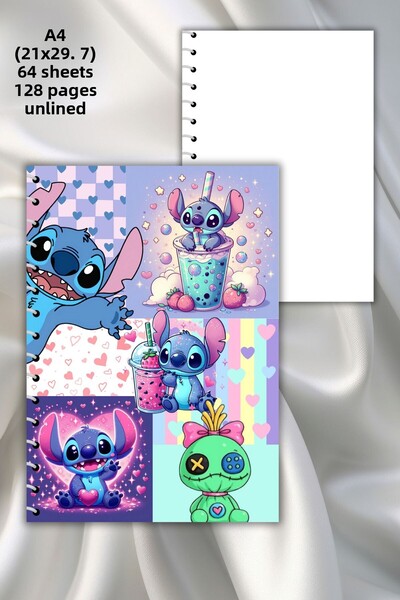 daily notebook دفتر ملاحظات مدرسي غير مبطن حلزوني - 64 ورقة، مقاس A4 (21X29,7...