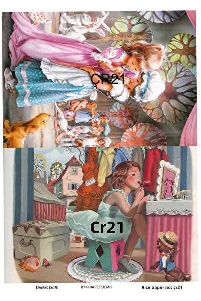 LİNEART ورق تزيين نحاسي من سلسلة كوميدية مقاس 29 × 42 سم رقم: CHR21