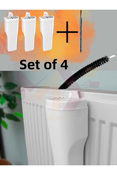 Myend Σετ 4 Θερμαντήρες Κυψελοειδής Ποτό και Βούρτσα Καθαρισμού - Deco