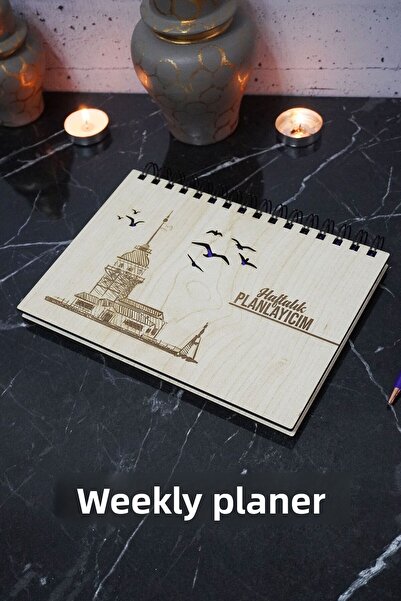 markcat كتاب الخطة الخشبية لبرج الفتيات - جدول زمني غير مؤرخ - مخطط أسبوعي (م...