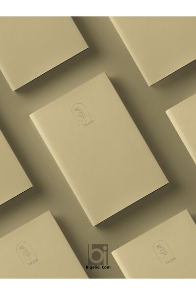 Bi bigelio مجموعة مفكرة صغيرة مخيطة بالأسلاك مكونة من 4 قطع