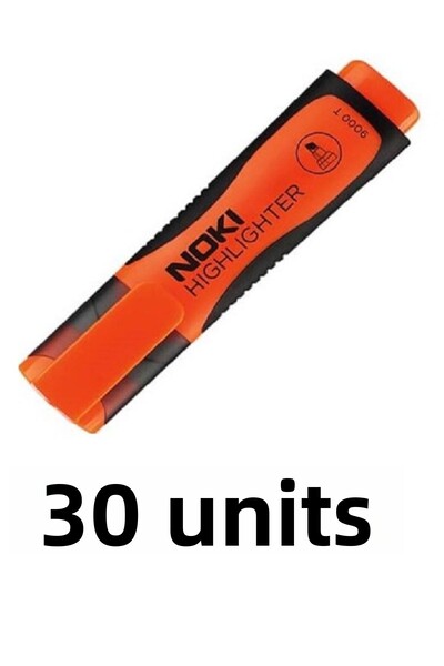 Noki 30 قطعة قلم تحديد برتقالي 9000