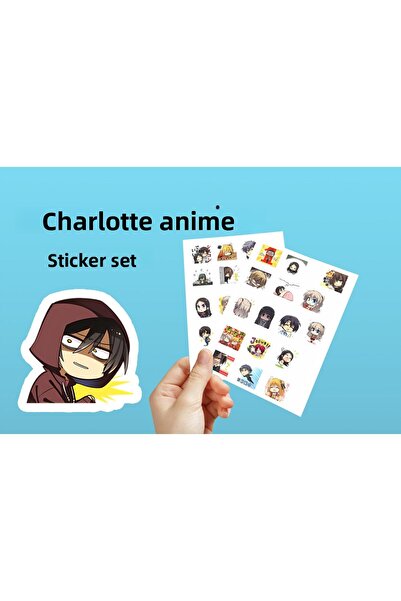 Akumastik Set de autocolante Charlotte bucăți autocolant 3 cm - Set de autoco...