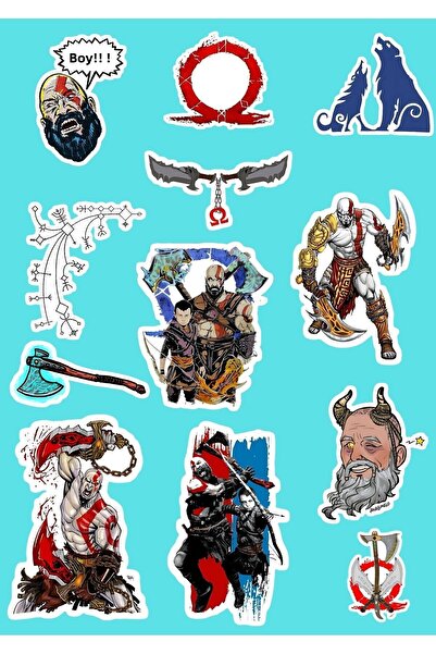 page journals Set de autocolante God of War