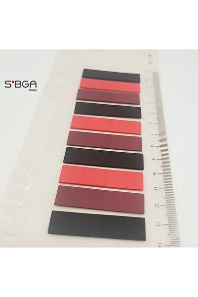 sibga tasarım Transparent Colored Post-It Note Paper - 200 Sheets Bookmark Sticker