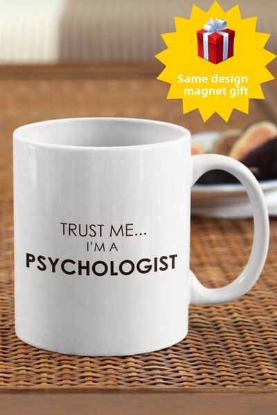 qoeuyl boutique Trust Me I'm A Psychologist Psychologist Printed Mug